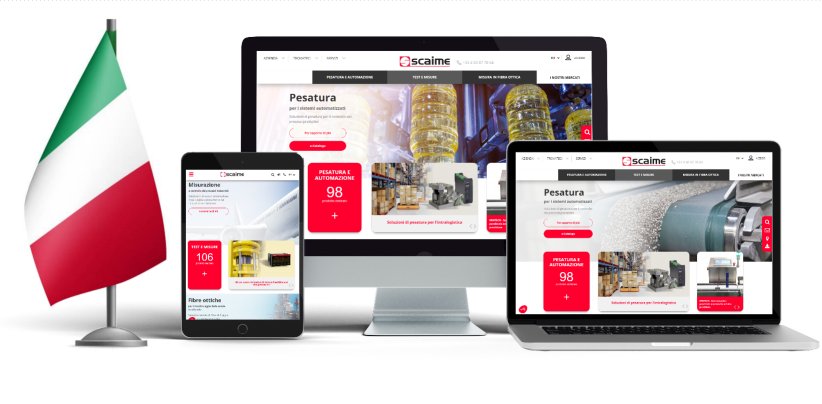 sito web di SCAIME ora in italiano