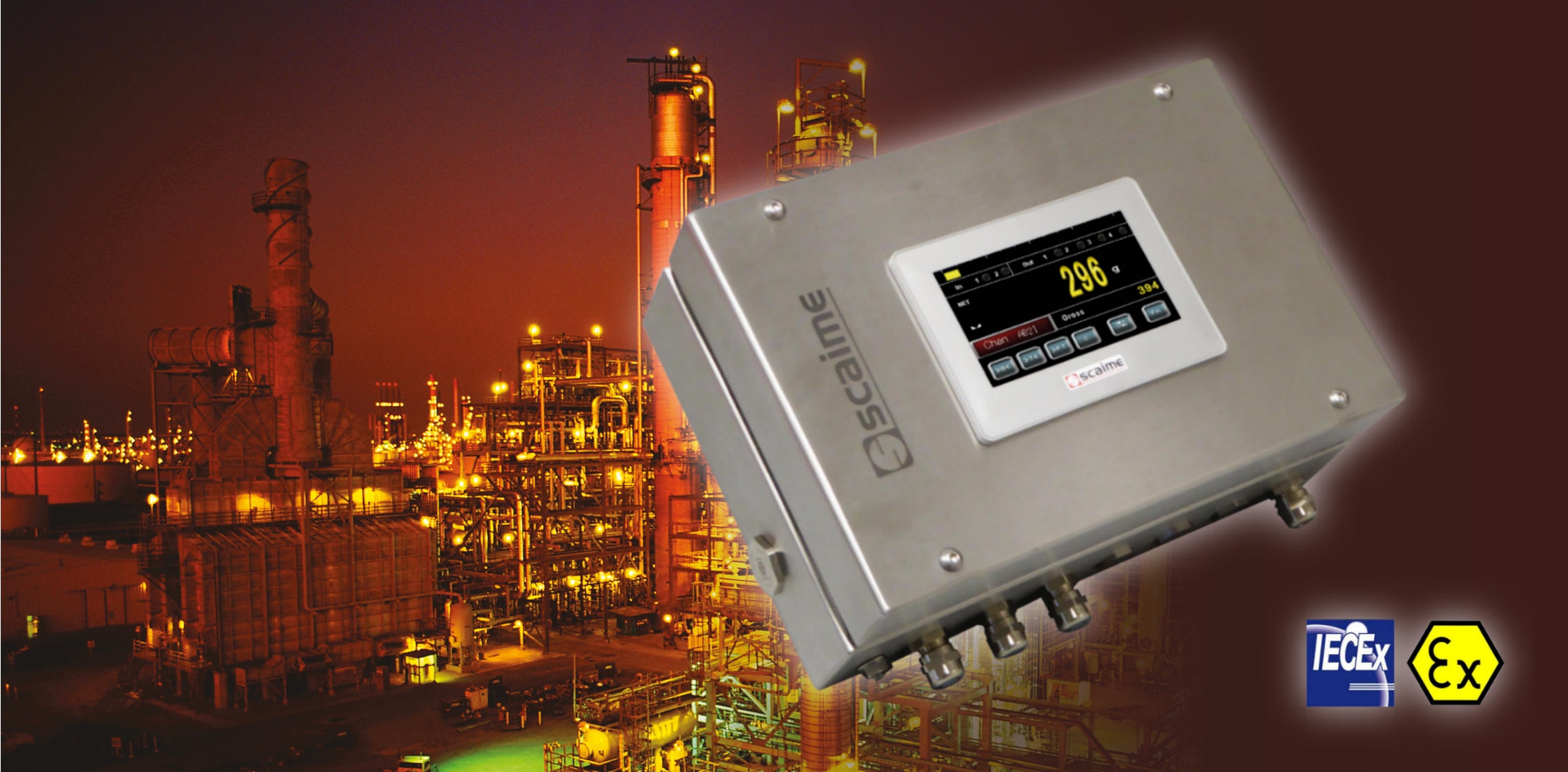 SCAIME weighing in hazardous area ATEX IECEX eNod4