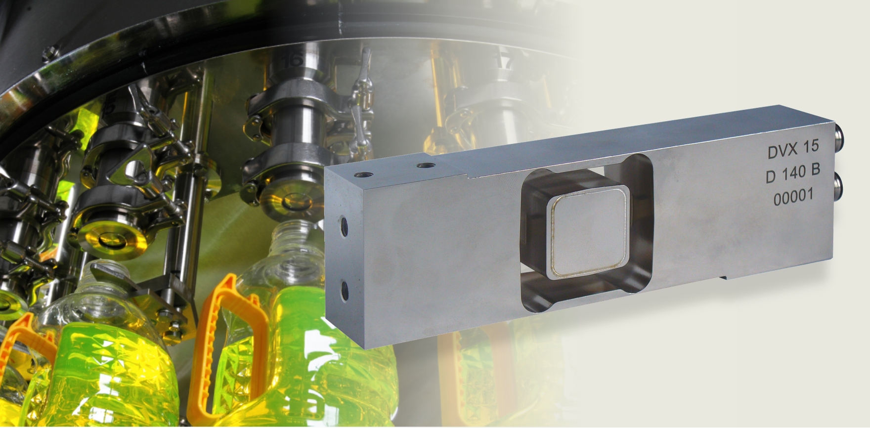 DVX smart load cell sensor for fillers and checkweighers