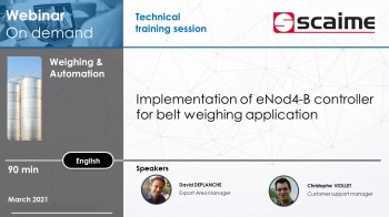 eNod4-B implementation for belt weighing