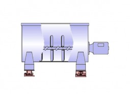 Scaime cuve melangeur horizontal