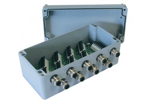 boite de jonction pour raccorder les capteurs, protege ip65