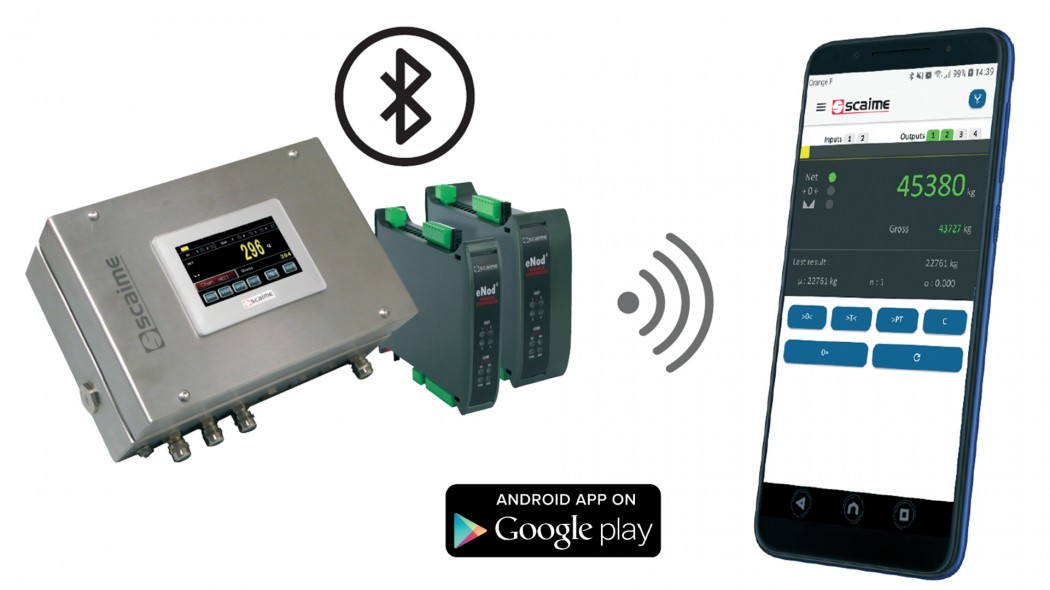 eNodApp android application for eNod4 SCAIME