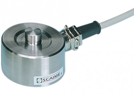 capteur de force compression avec bouton de charge integre