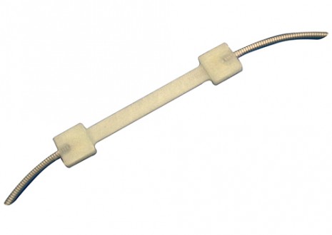 jauge de contrainte fibre optique a reseaux de bragg pour beton et enrobé