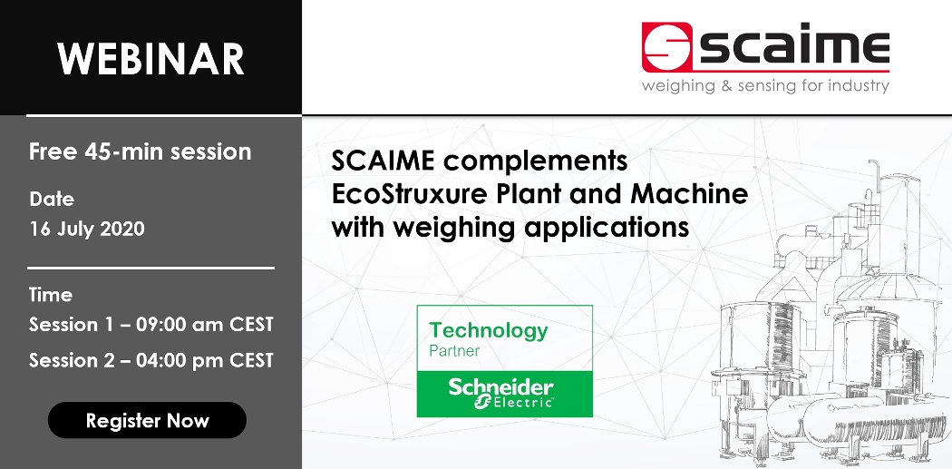 webinar scaime weighing solutions for schneider electric ecostruxure